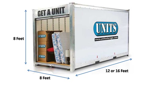 UNITS Moving Container Space Estimator